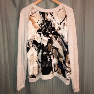 Gray Crew Neck Sweater